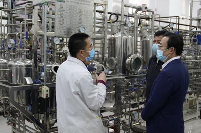 市委常委、教育工委書記夏林茂一行蒞臨我校調研指導生物技術開發服務工作